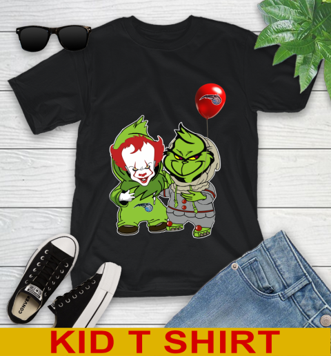 Orlando Magic Baby Pennywise Grinch Christmas NBA Basketball Youth T-Shirt 2