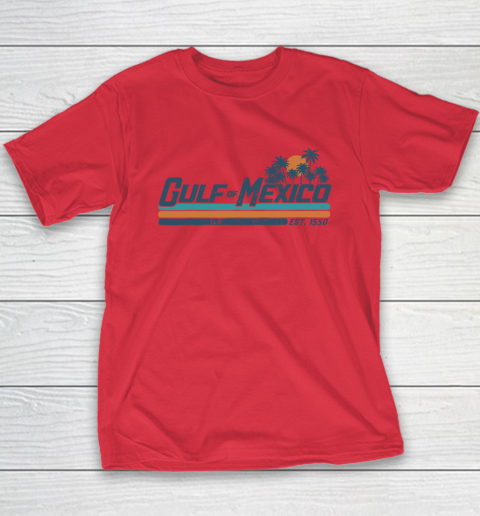 Gulf Of Mexico Est 1550 Youth T-Shirt 7