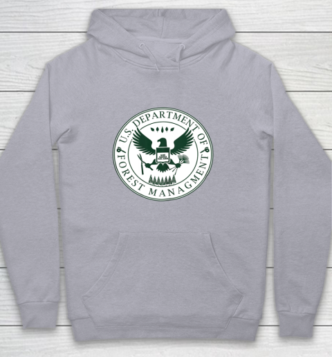 Make America Rake Again US Department Of Forest Managment Youth Hoodie 4