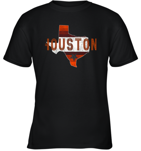 New Houston Retro Baseball Shirt  Vintage Houston Baseball Youth T-Shirt