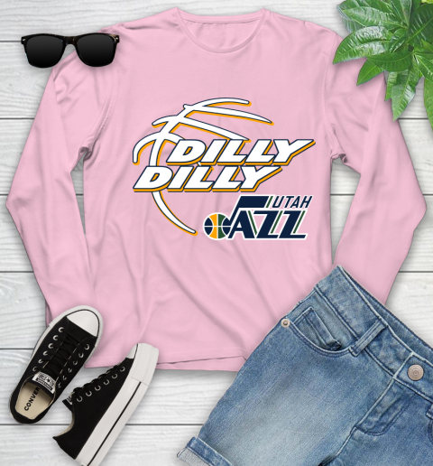NBA Utah Jazz Dilly Dilly Basketball Sports Youth Long Sleeve 10