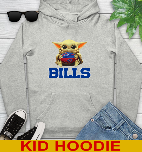 NFL Football Buffalo Bills Baby Yoda Star Wars Shirt Youth Hoodie