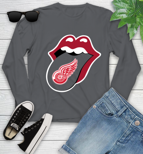 Detroit Red Wings NHL Hockey Lips I Root For My Team Adoring Fan 132