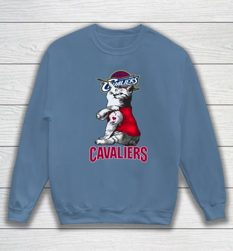 NBA Basketball My Cat Loves Cleveland Cavaliers Sweatshirt 6