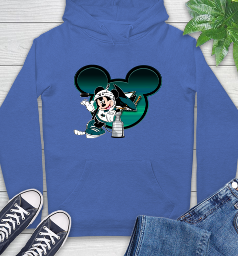 NHL San Jose Sharks Stanley Cup Mickey Mouse Disney Hockey T Shirt Hoodie 9