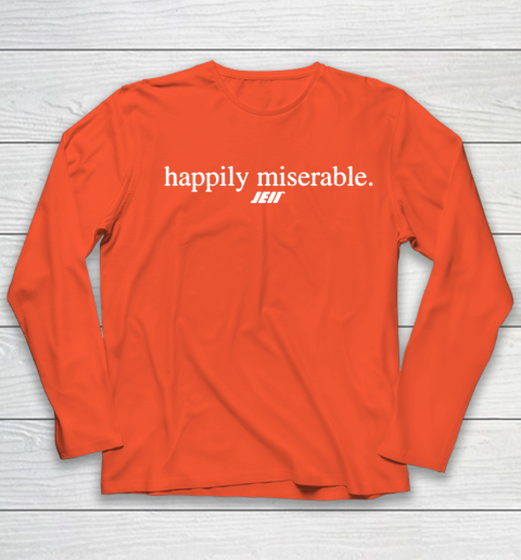 Happily Miserable Shirt Youth Long Sleeve 4 Happily Miserable Shirt Youth Long Sleeve - Image 4