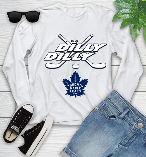 NHL Toronto Maple Leafs Dilly Dilly Hockey Sports Youth Long Sleeve