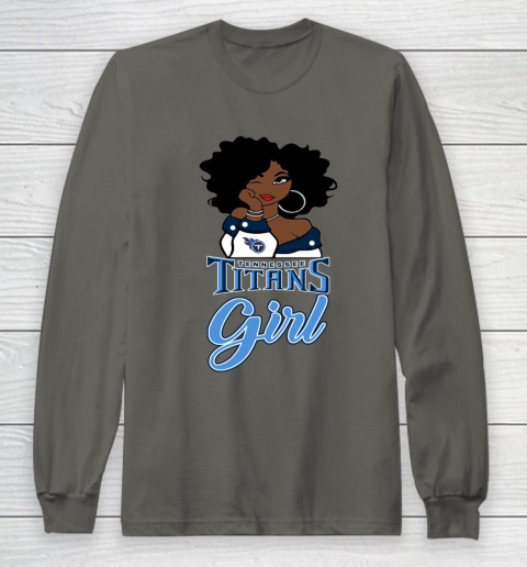 Tennessee Titans Girl NFL Long Sleeve T-Shirt 8