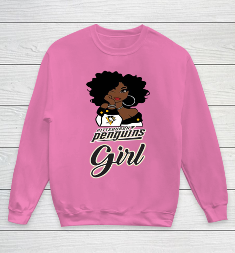 Pittsburgh Penguins Girl NHL Youth Sweatshirt 7