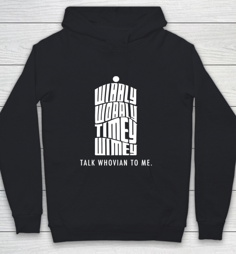 Doctor Who Shirt Talk Whovian To Me Youth Hoodie
