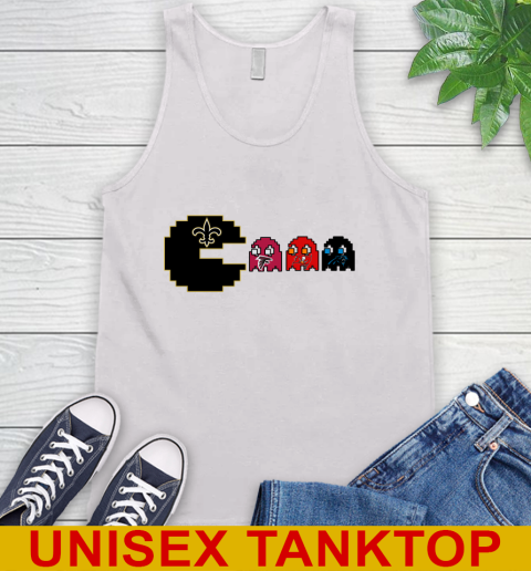 New Orleans Saints NFL Football Pac Man Champion Tank Top