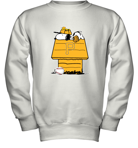 Pittsburghs Pirates Snoopy And Woodstock Resting Together MLB Youth Sweatshirt