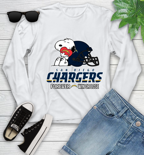 NFL The Peanuts Movie Snoopy Forever Win Or Lose Football San Diego Chargers 125