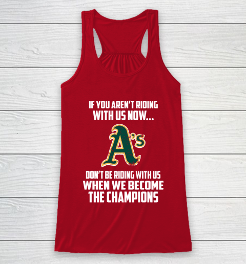 MLB Oakland Athletics Baseball We Become The Champions Racerback Tank 4