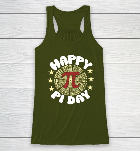 Happy Pi Day Funny Pi Mathematic Math for Teachers Racerback Tank 2