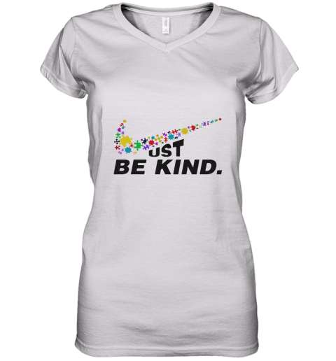 Just be kind Nike Women's V-Neck T-Shirt
