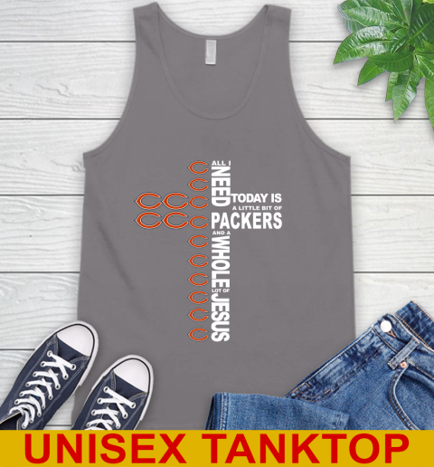 NFL All I Need Today Is A Little Bit Of Chicago Bears Shirt Tank Top 6