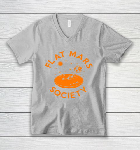 Flat Mars Society Shirt V-Neck T-Shirt 4 Flat Mars Society Shirt V-Neck T-Shirt - Image 4