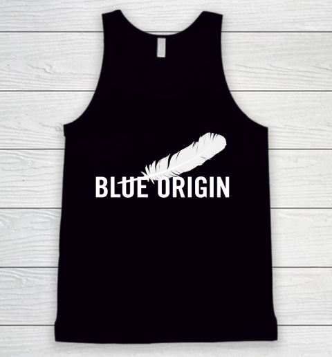 Blue Origin  All White Tank Top