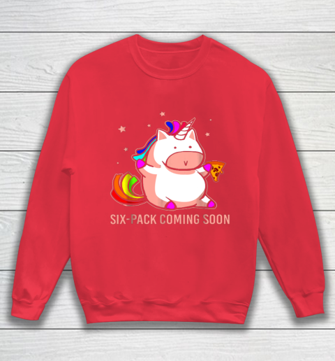 Unicorn Six Pack Funny Cute Shirt Coming Soon Fat Unicorn Sweatshirt 7
