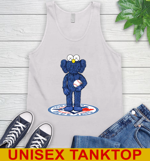 MLB Baseball Toronto Blue Jays Kaws Bff Blue Figure Shirt Tank Top