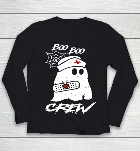 Boo Boo Crew Nurse Ghost Funny Halloween Costume Gift Long Sleeve T Shirt.D2SMT7UJCV Youth Long Sleeve