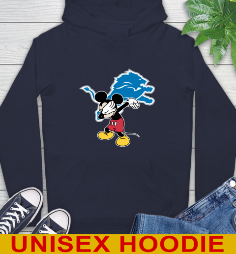 Detroit Lions NFL Football Dabbing Mickey Disney Sports Hoodie 4