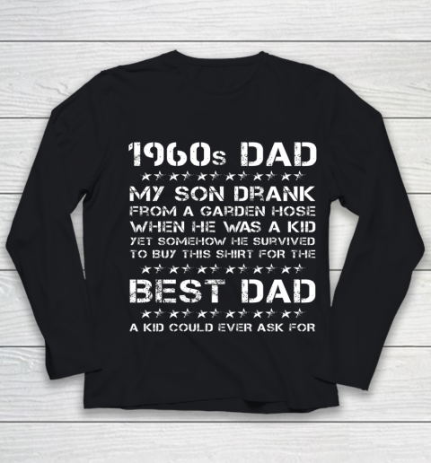 Funny 1960s Dad And Son Father's Day Youth Long Sleeve