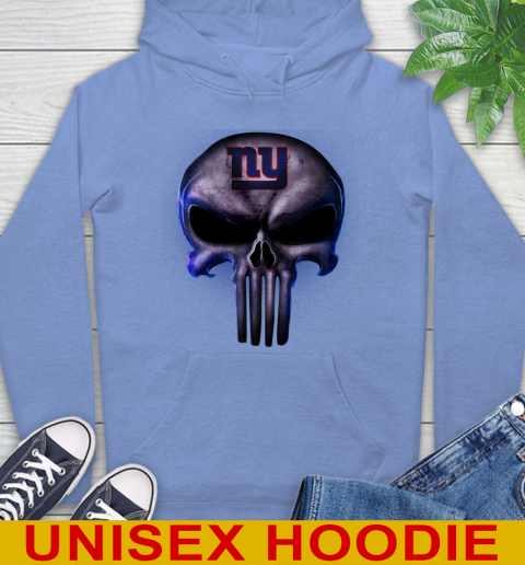 New York Giants NFL Football Punisher Skull Sports Hoodie 11