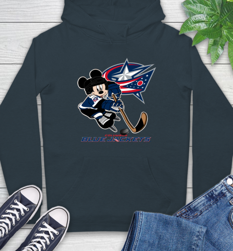 NHL Columbus Blue Jackets Mickey Mouse Disney Hockey T Shirt Hoodie 7