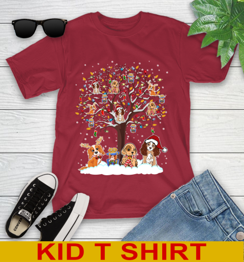 Coker spaniel dog pet lover christmas tree shirt 249