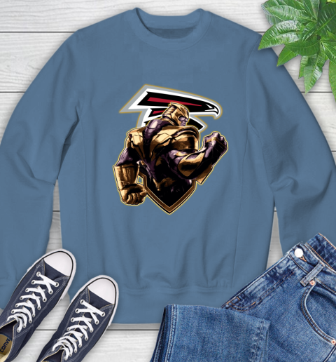 NFL Thanos Avengers Endgame Football Sports Atlanta Falcons Sweatshirt 7