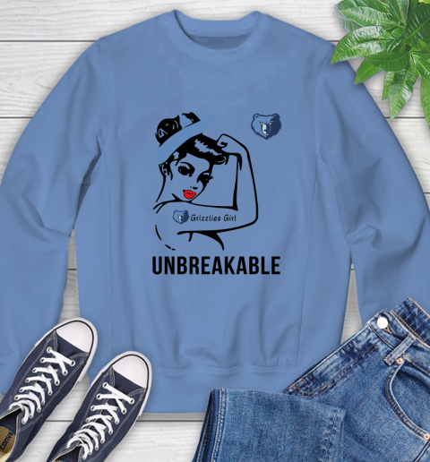 NBA Memphis Grizzlies Girl Unbreakable Basketball Sports Sweatshirt 8