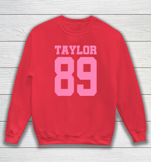 Pink Numbers Taylor 89 Sweatshirt 6