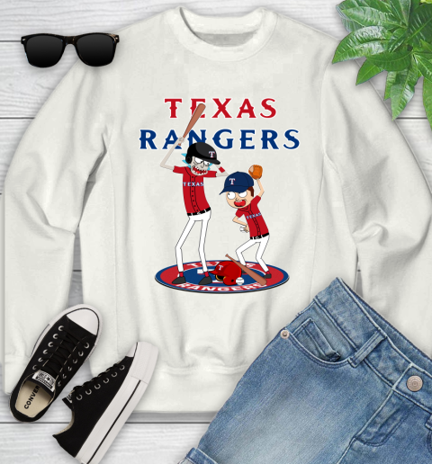 MLB Texas Rangers Rick And Morty Baseball 115