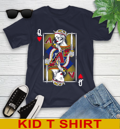 MLB Baseball Arizona Diamondbacks The Queen Of Hearts Card Shirt Youth T-Shirt 2
