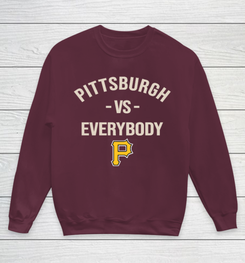 Pittsburgh Pirates Vs Everybody Youth Sweatshirt 4