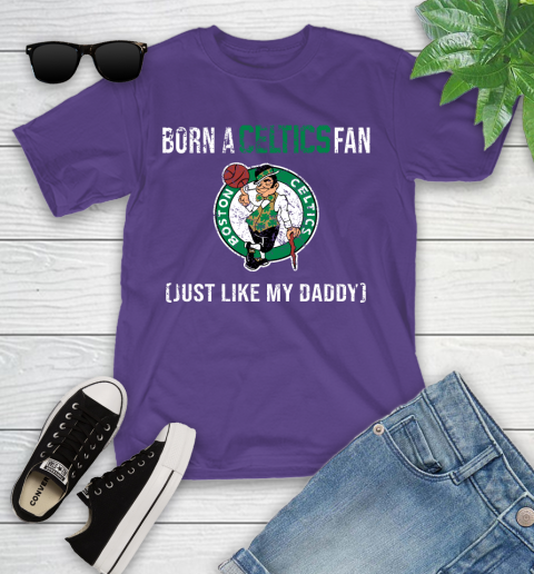 NBA Boston Celtics Loyal Fan Just Like My Daddy Basketball Shirt Youth T-Shirt 4 NBA Boston Celtics Loyal Fan Just Like My Daddy Basketball Shirt Youth T-Shirt - Image 4