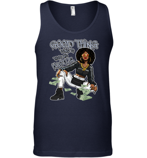 Jordan 5 Paris Saint Germain Matching Sneaker Tshirt For Woman For Girl Good Things Come To Those Who Hustle Hipster Hip Hop Black Jordan Shirt