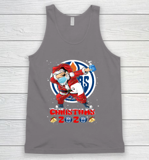 Edmonton Oilers Funny Santa Claus Dabbing Christmas 2020 NHL Tank Top 6
