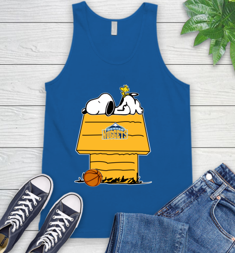 Denver Nuggets NBA Basketball Snoopy Woodstock The Peanuts Movie Tank Top 5