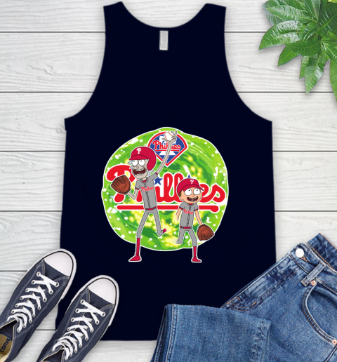 MLB Philadelphia Phillies Rick And Morty Baseball Sports Tank Top 3