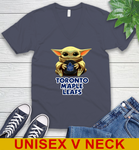 NHL Hockey Toronto Maple Leafs Star Wars Baby Yoda Shirt 56