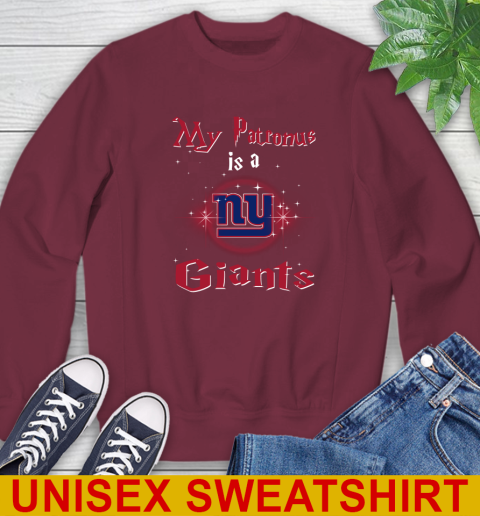 NFL Football Harry Potter My Patronus Is A New York Giants Sweatshirt 6