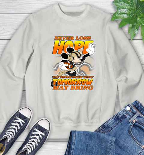 New Orleans Saints NFL Football Mickey Disney Never Lose Hope Sweatshirt 5