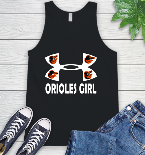 MLB Baltimore Orioles Under Armour Baseball Sports Tank Top
