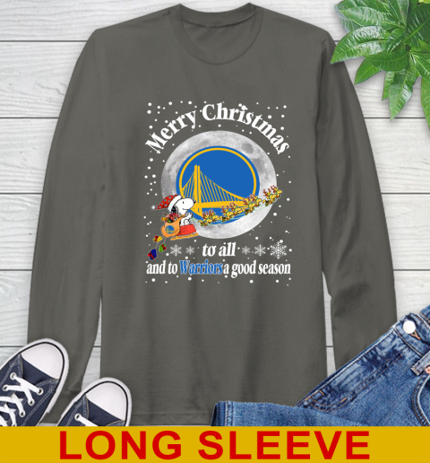 Golden State Warriors Merry Christmas To All And To Warriors A Good Season NBA Basketball Sports Long Sleeve T-Shirt 10