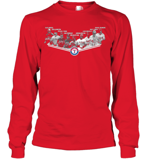 texas rangers long sleeve t shirt