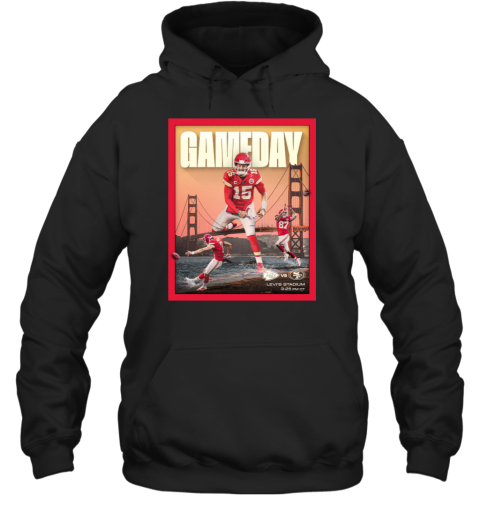 KC Chiefs vs SF 49ers Game Day at Levi's Stadium Oct 23 2022 Hoodie