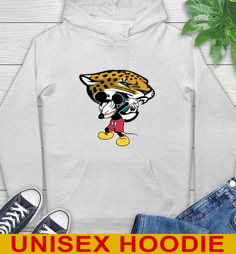 Jacksonville Jaguars NFL Football Dabbing Mickey Disney Sports Hoodie